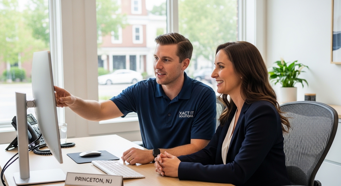 managed IT services company Princeton NJ — Xact IT Solutions team delivering Managed IT Services in Princeton NJ