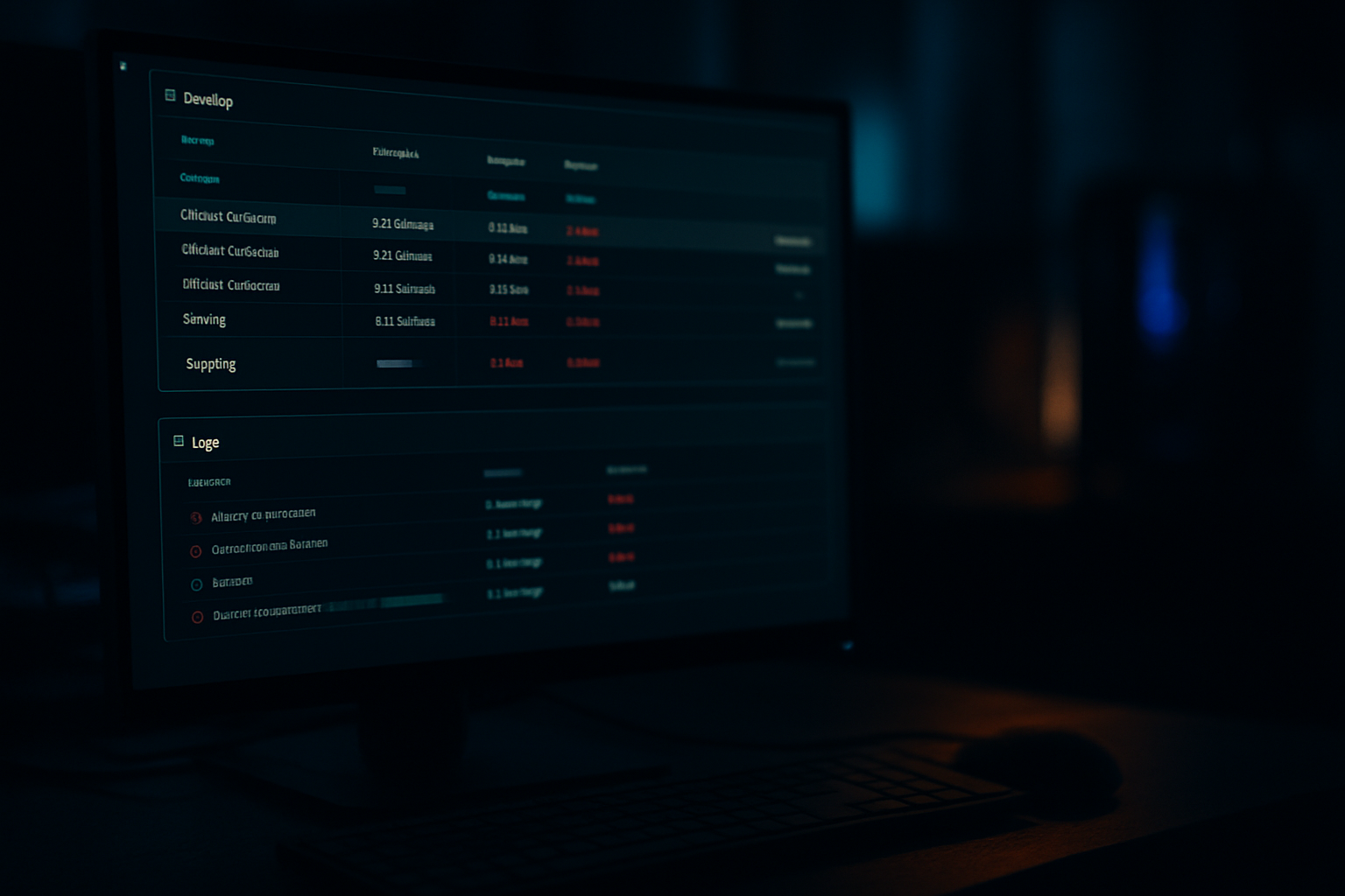 ransomware backup destruction - Wide shot of a computer screen displaying a backup management dashboard or system logs with deletion timestamps and failed recovery indicators, capturing the digital evidence of backup compromise.