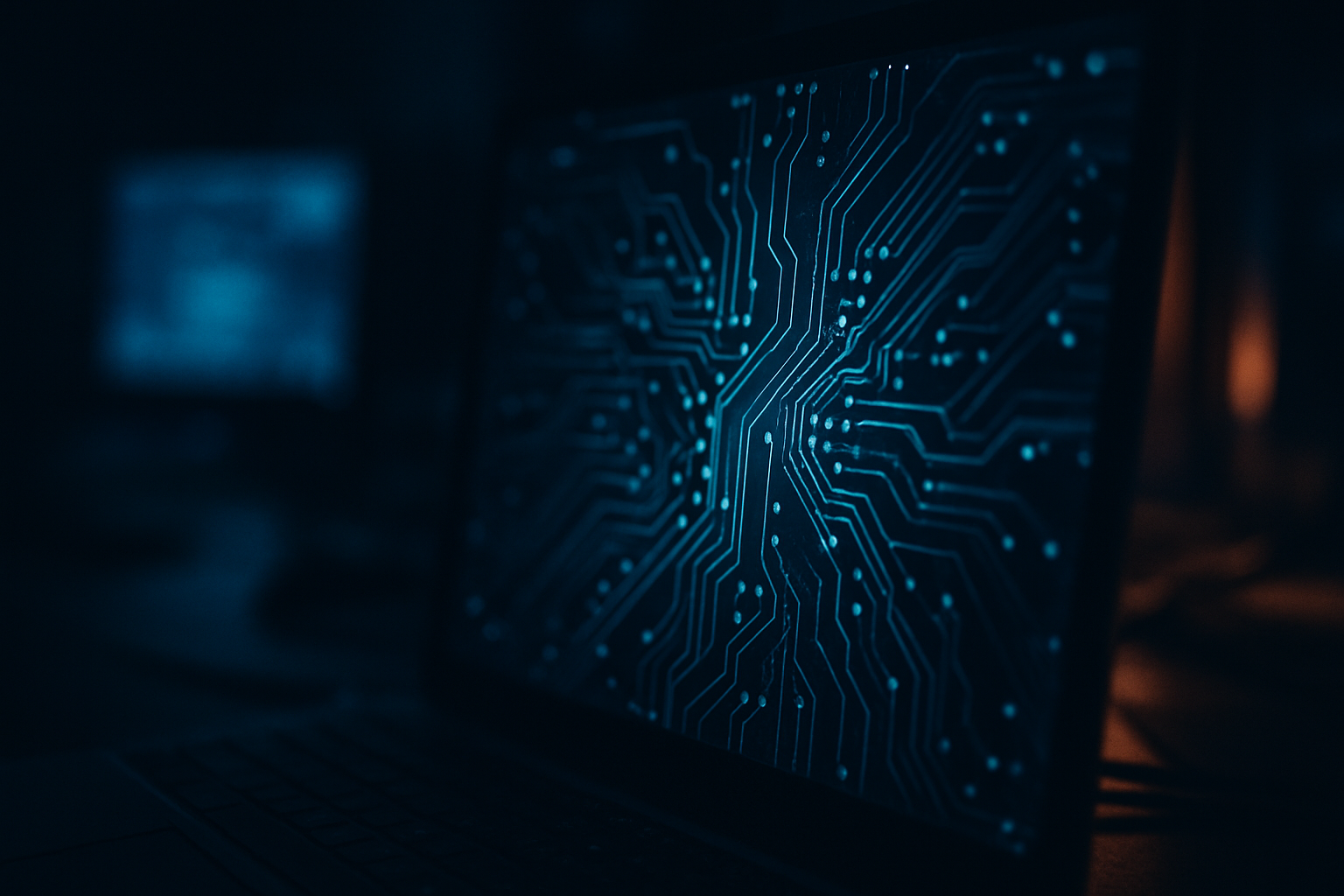 session cookie theft - abstract data visualization or digital security concept - geometric patterns, circuit board macro, or encrypted data visualization